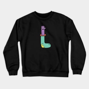 Sock Monster Crewneck Sweatshirt